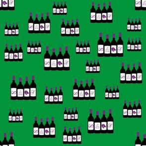Wine Bottles Green