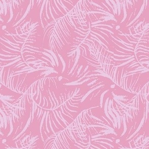 Jumbo Feathers Pink on Pink Paducaru