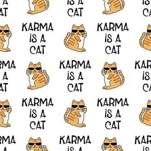 Small Karma is a Cat  