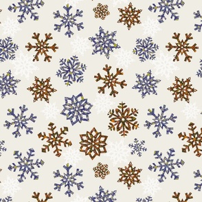 Patterned Snowflakes