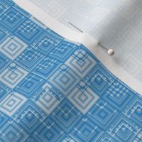 Blue and White Textured Tiles © Gingezel™
