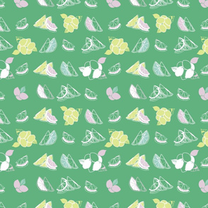 Green lemon variety pattern