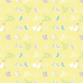 Yellow lemon variety pattern