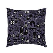 Gothic Halloween Monsters { purple }