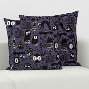 Gothic Halloween Monsters { purple }