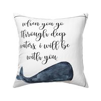 6 loveys: when you go through deep waters i will be with you // navy