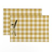 Seamless Mustard Ivory Buffalo Plaid Fall Plaid 