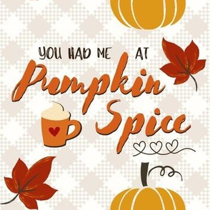 You Had Me at Pumpkin Spice