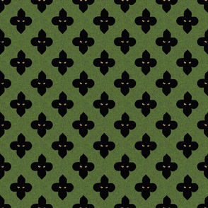 Gothic Eyes on Green Smaller wallpaper 