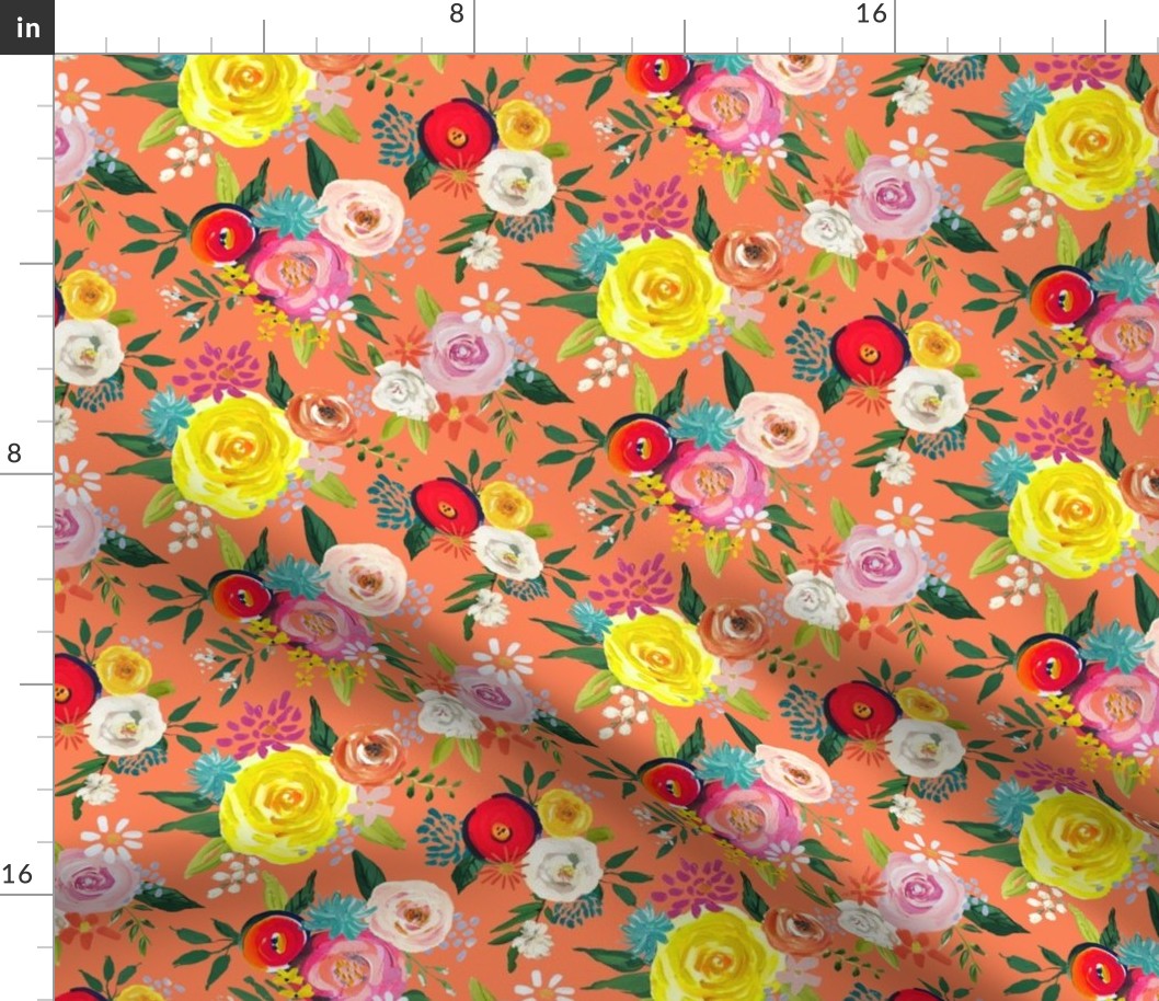 Fall Fest Floral // Persimmon
