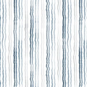 watercolor stripes slate blue gray