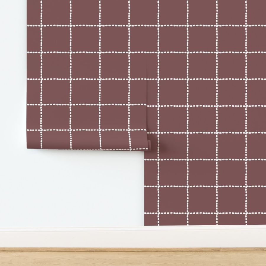 rosewood windowpane check