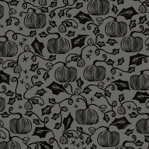 Pumpkin Print { gray }