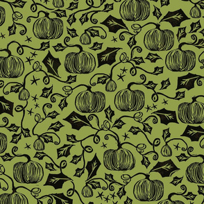 Pumpkin Print { green }