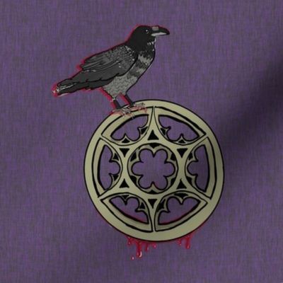 Pattern_purple_gothic_halloween_raven_blood_drip_linen