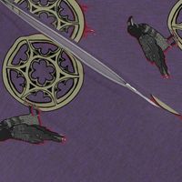 Pattern_purple_gothic_halloween_raven_blood_drip_linen