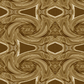Swirl them Shapes - golden