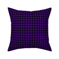 Black and Purple Houndstooth