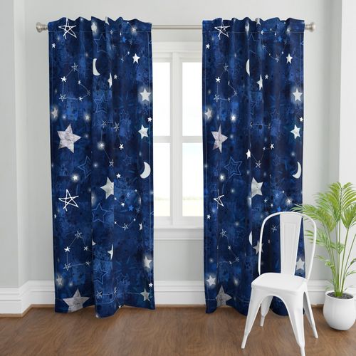 Wish On A Star-Navy Jumbo