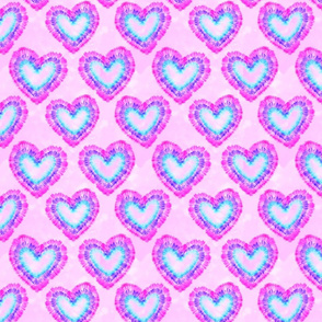 Tie Dye Hearts