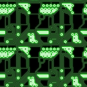 Circuit Fabric (Green)