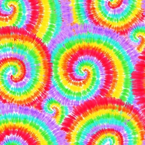 Rainbow Tie Dye Swirl