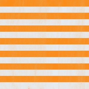 Orange Linen Stripes