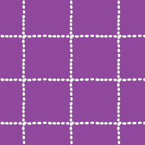 purple windowpane check