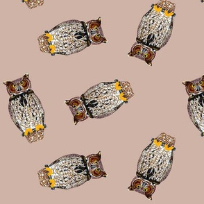 Gilwell Owls on Taupe