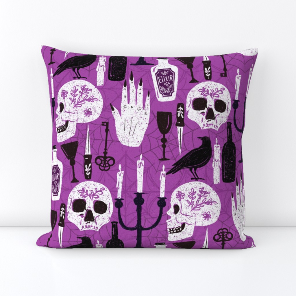 gothic halloween pattern