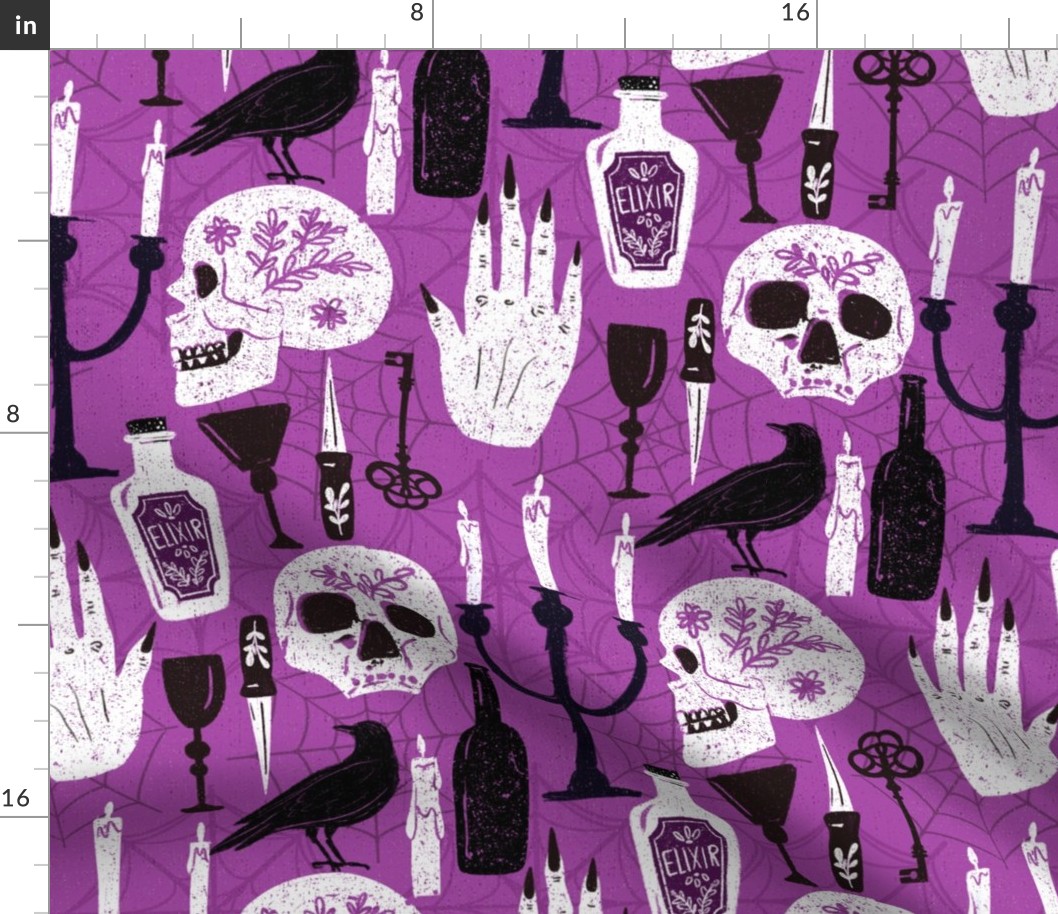 gothic halloween pattern