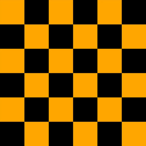 Checker Board - Chrome Yellow Black