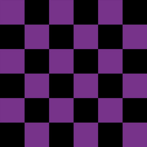 Checker Board - Mauve Black