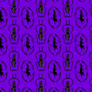 krampus on purple