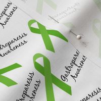 Small Scale Gastroparesis Awareness Ribbons