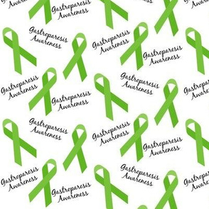 Small Scale Gastroparesis Awareness Ribbons