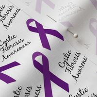 Small Scale Cystic Fibrosis Awareness Ribbons