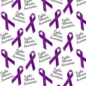 Small Scale Cystic Fibrosis Awareness Ribbons