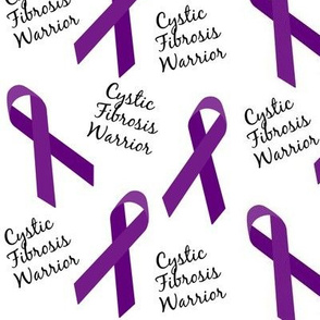 Cystic Fibrosis Warrior Ribbons