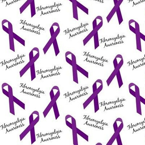 Small Scale Fibromyalgia Awareness Ribbons