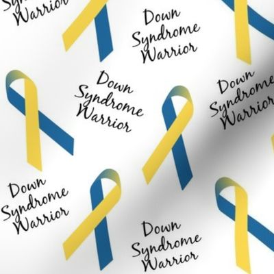 Small Scale Down Syndrome Warrior Ribbons