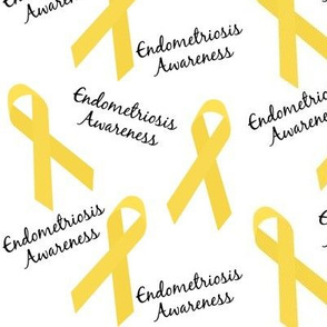 Endometriosis Awareness Ribbons