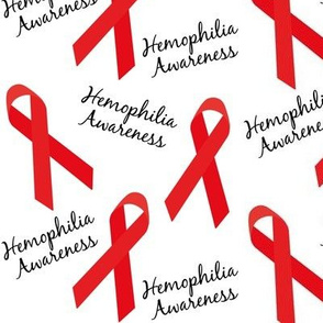 Hemophilia Awareness Ribbons