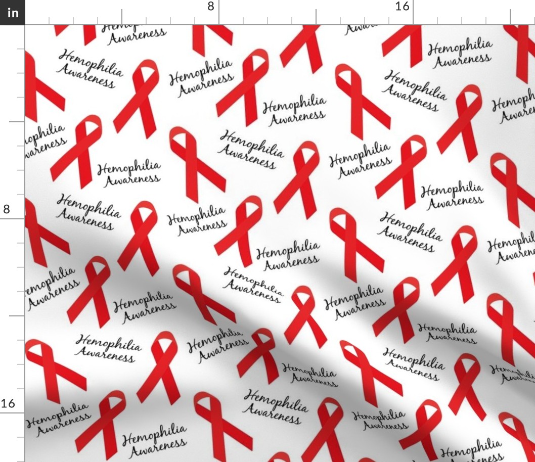 Hemophilia Awareness Ribbons