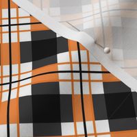 Black Orange Plaid School Colors