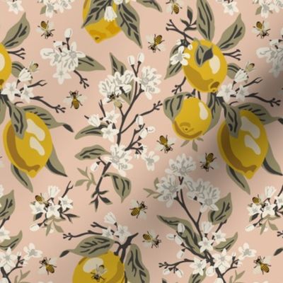 Bees & Lemons - Blush - Small