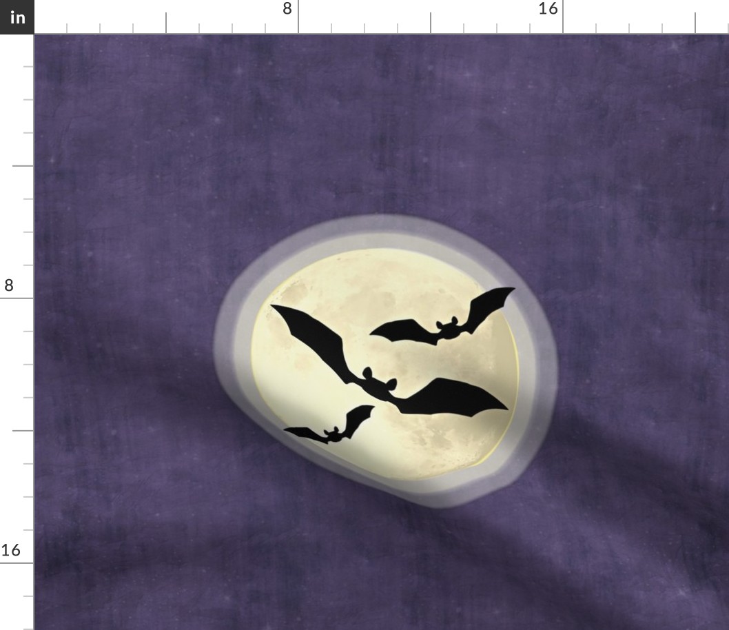 Bats on Full Moon Panel