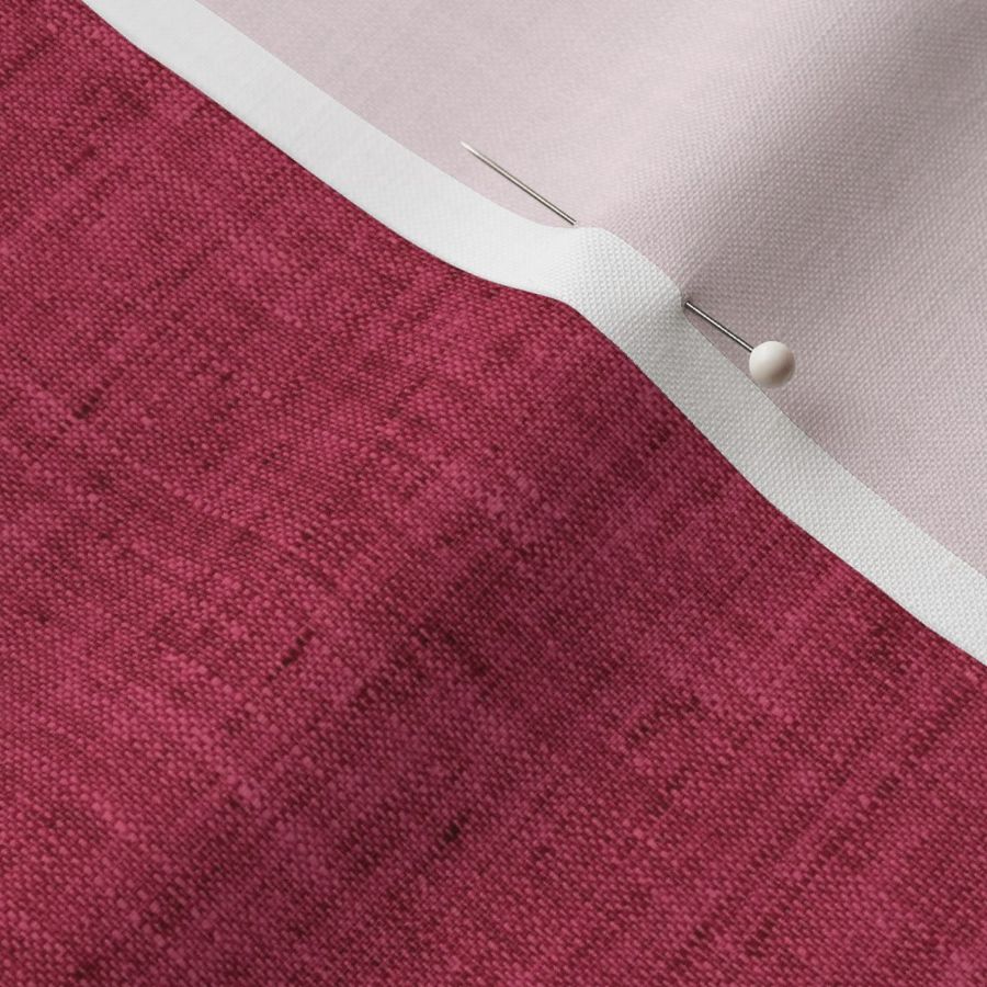 Solid Raspberry Linen (