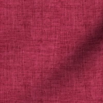 Solid Raspberry Linen (