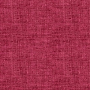 Solid Raspberry Linen (